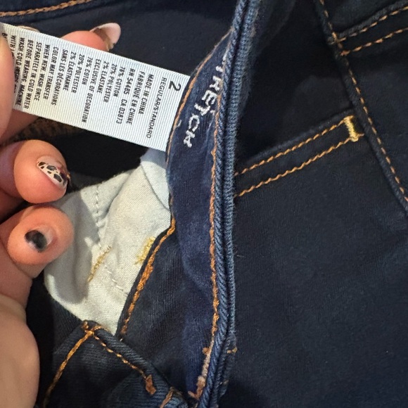 American Eagle Outfitters Women's Navy Skinny Jeans - Picture 3 of 3